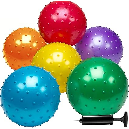 MAINAN EDUKASI | Mainan Bola Karet Duri JUMBO / Bola Duri Mainan Anak-anak diameter 30 CM | Aman Unt