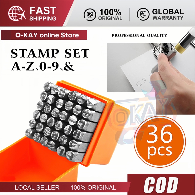 

Paket Lengkap Alat Ketok Angka & Huruf, 0-9 & A-Z, Ukuran 4mm, 6mm, 8mm, Steel Stamp, Untuk DIY & Kerajinan