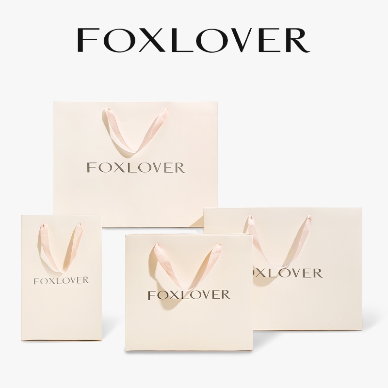 

FOXLOVER Tas hadiah sederhana kelas atas berwarna merah muda