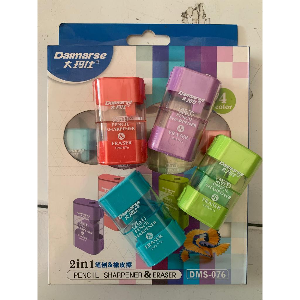 

DAIMARSE PENCIL SHARPENER AND ERASER