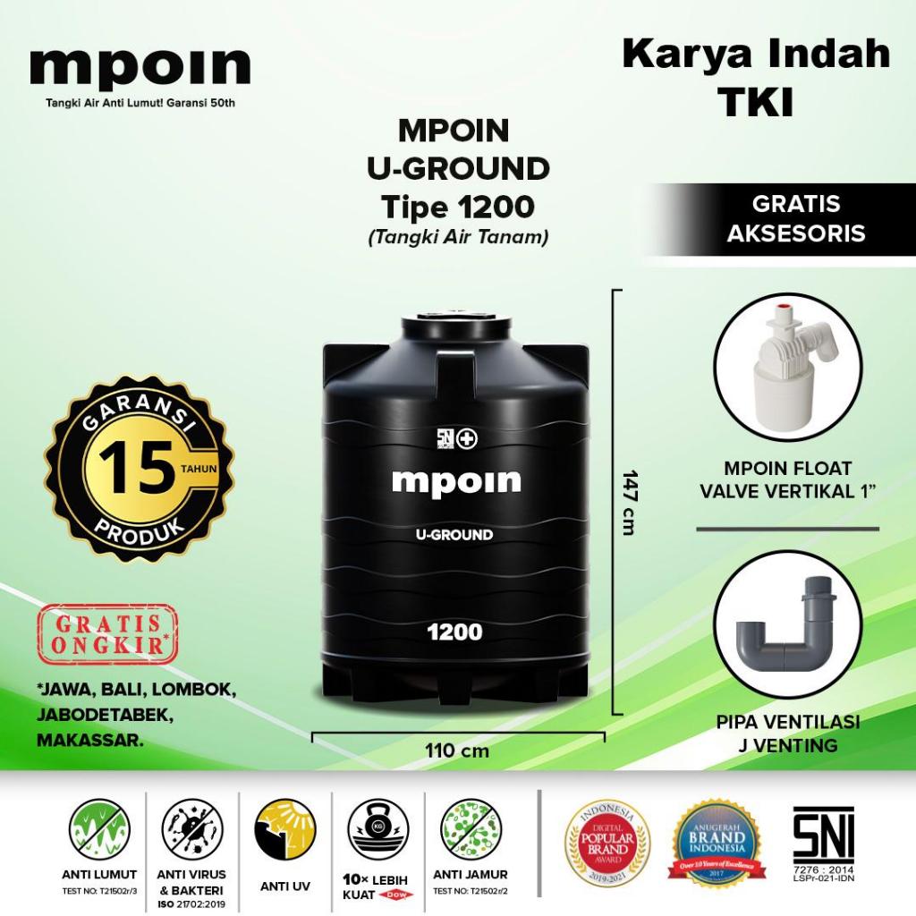 TOREN TANAM MPOIN U1200 1100L U-GROUND WATER TANK TOREN TANDON