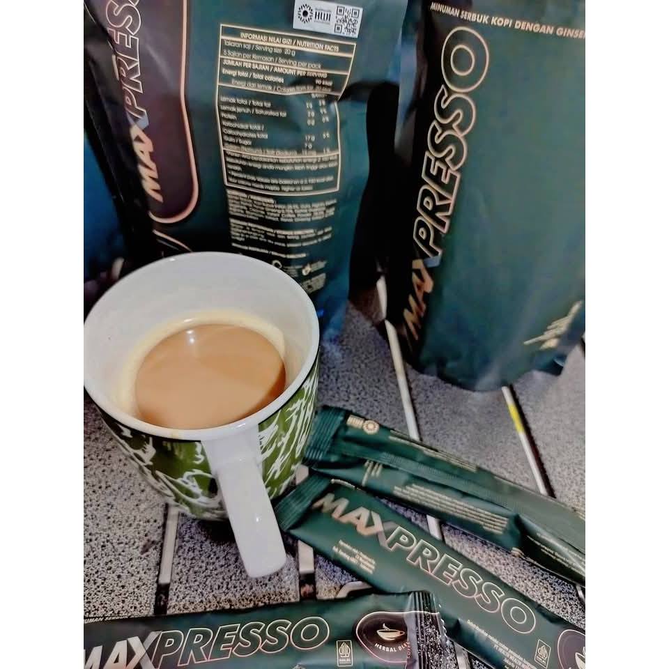 

MAXPRESSO - Kopi Ginseng Premium untuk Energi & Fokus