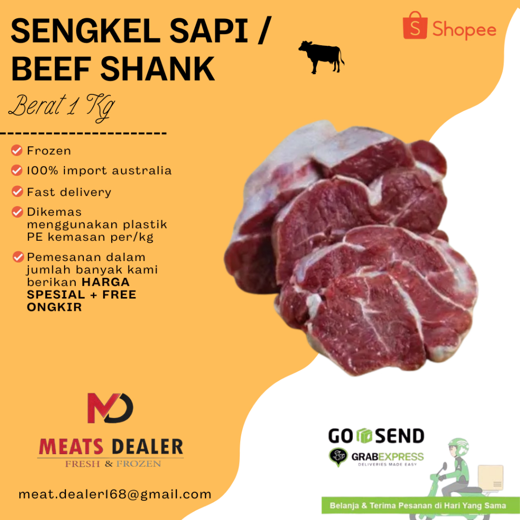 

Sengkel Sapi / Beef Shank 1 Kg