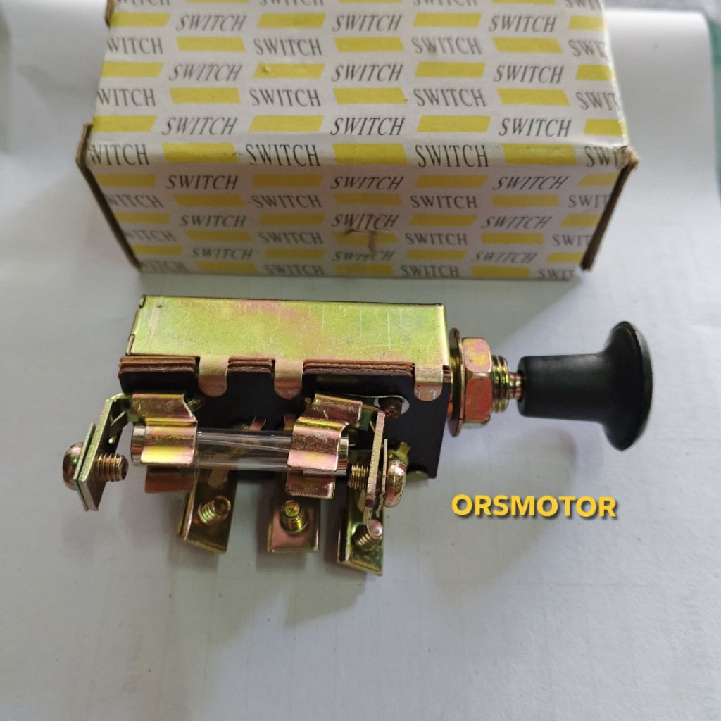 Saklar Lampu / Switch Saklar Lampu Mobil Universal 2x Tarik Switch