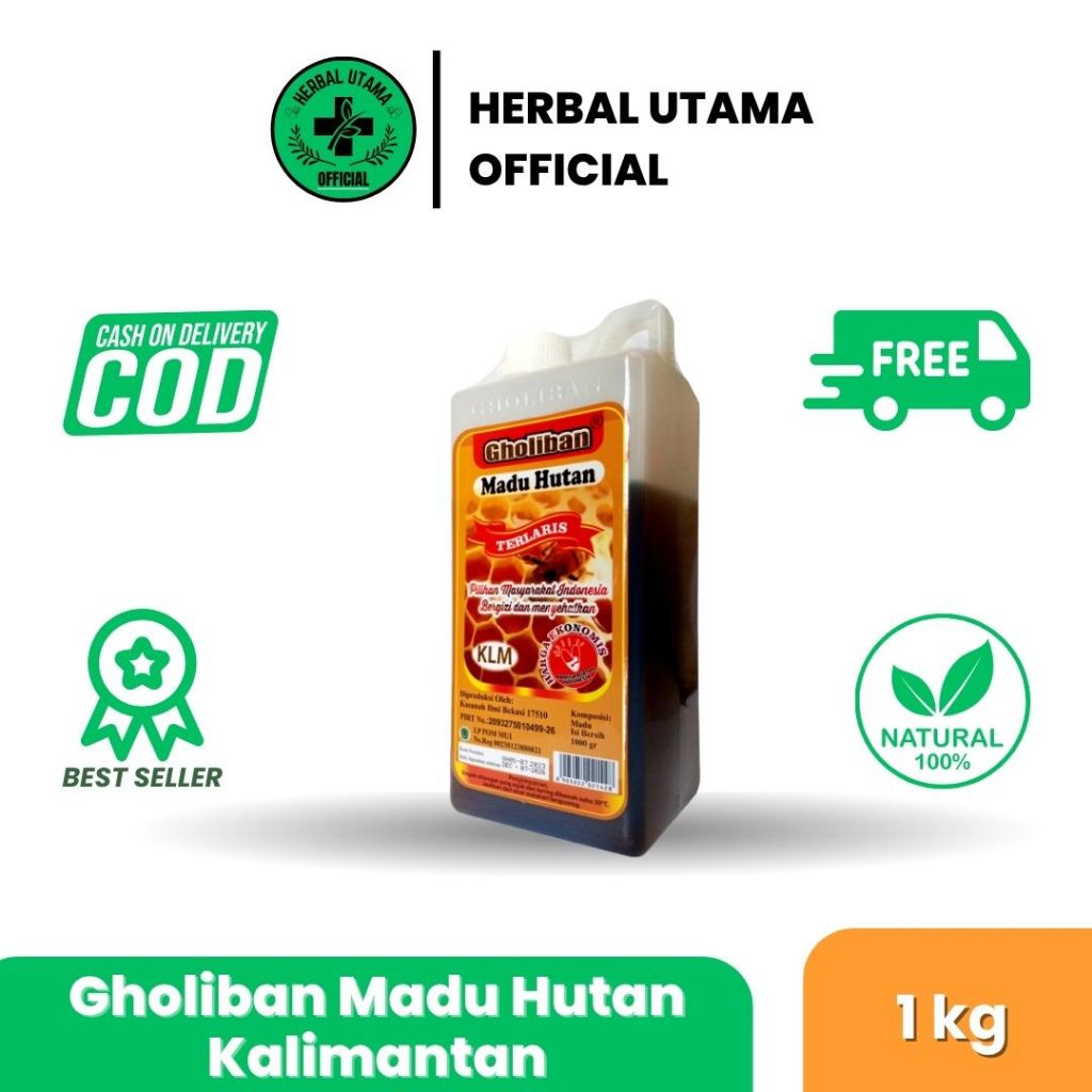

Madu Gholiban - Madu Hutan Kalimantan KLM 1kg