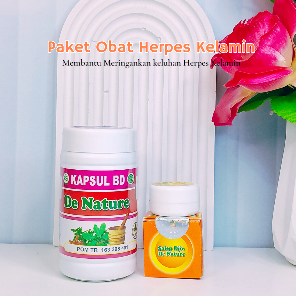 [KAPSUL BD + SALEP DJIE] Obat Herpes Kulit - Gatal Kulit Herpes - Herpes Di Bibir - Herves Klamin Bi