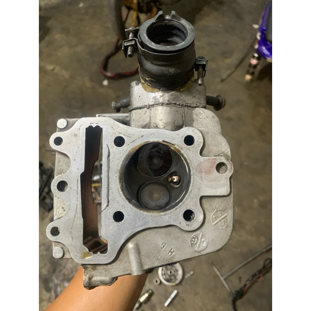 head beat karbu 115/130 standar bekas race sudah pernah podium