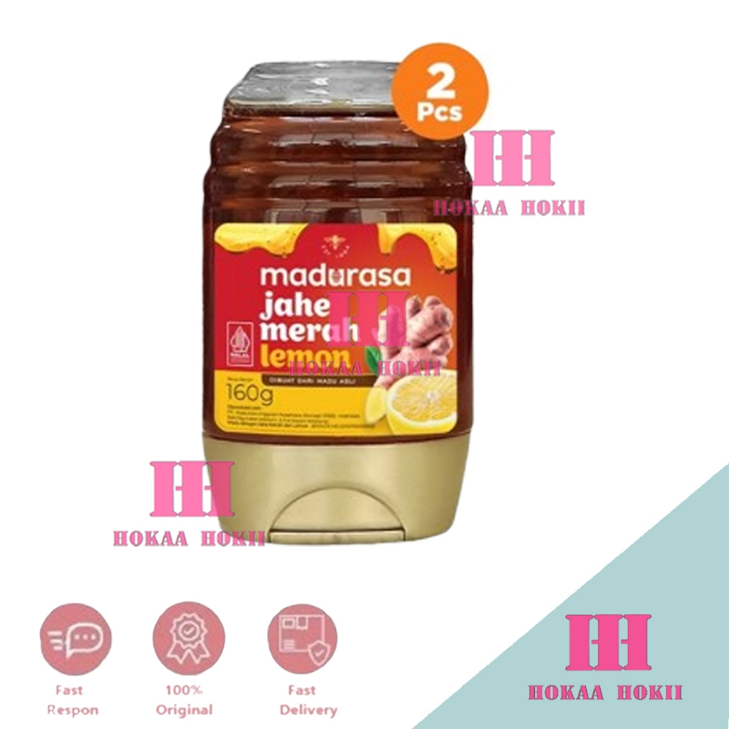 

Madurasa Madu Murni Jahe Merah Lemon Paket Ekonomis Isi 2 Botol 160Gr