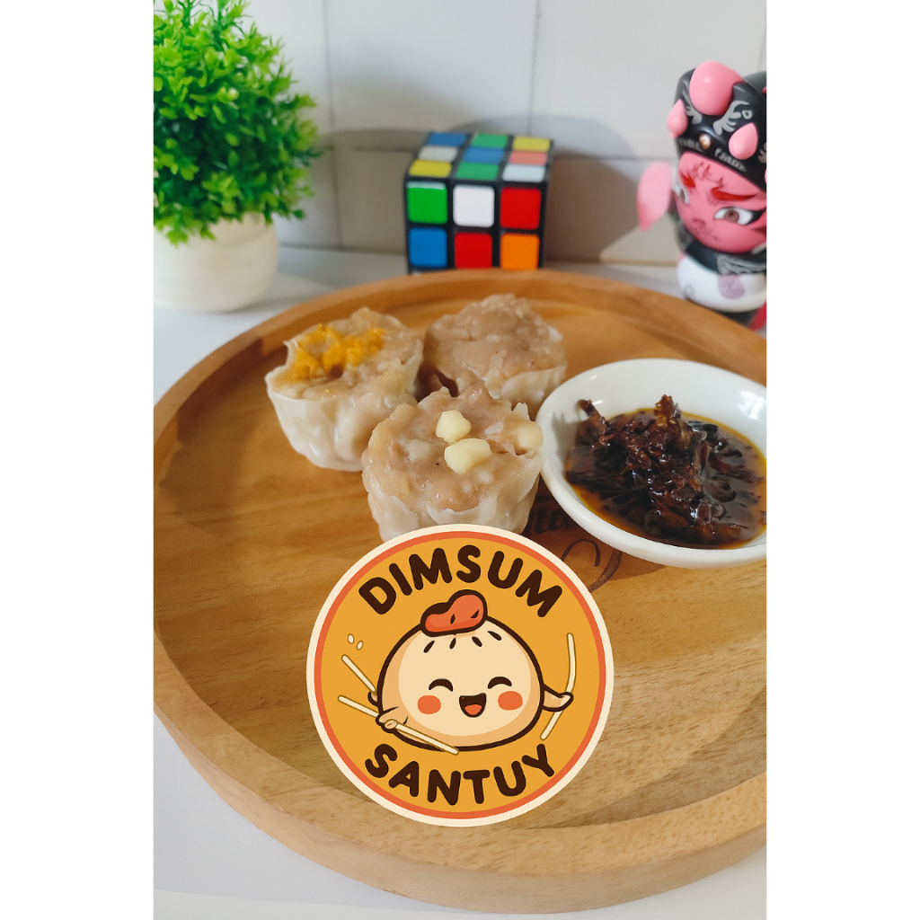 

Dimsum Santuy Frozen Kukus Goreng isi Ayam Udang Keju per pack isi 10