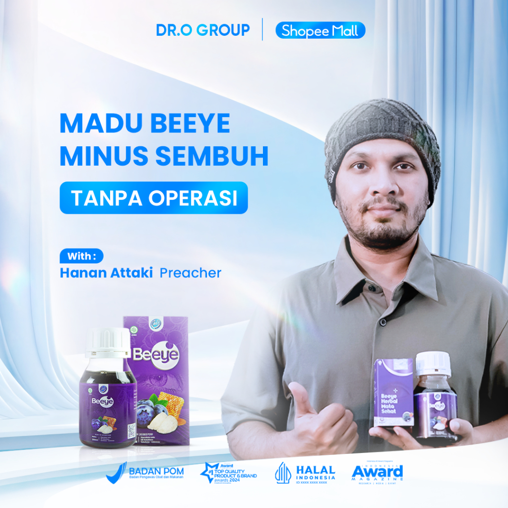 Beeye / Madu Kesehatan Mata / Bantu Turunkan Mata Minus