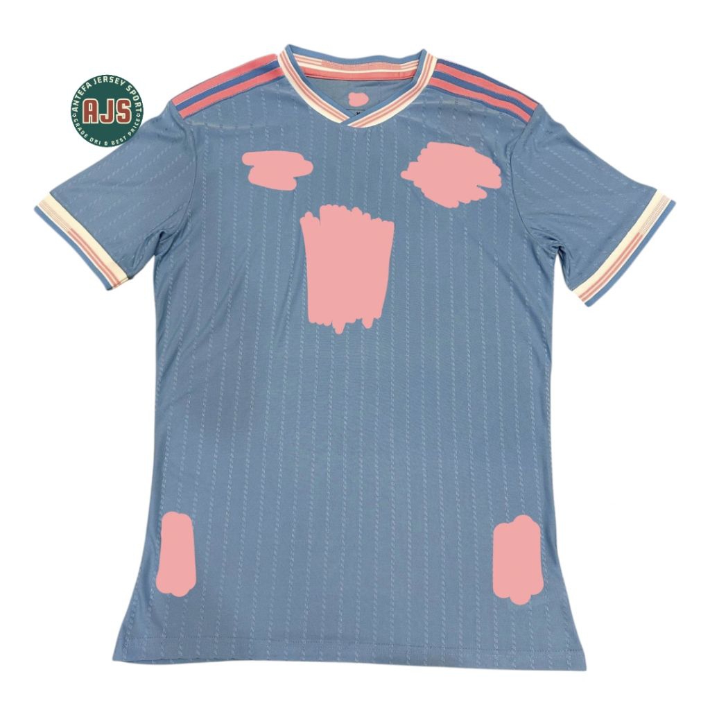Jersey Sepakbola 2O25 2O26 Player Issue Version Miami Berwarna Biru Muda Dengan Aksen Garis Pink dan