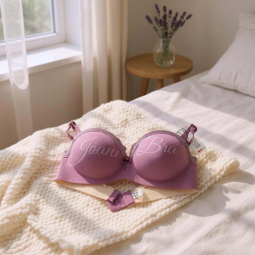 Elena x FAN MEI Bra BH Busa Tebal Tanpa Kawat Cup B Medium E 29A04 - 34B - 38B - Bra Half Cup Lembut