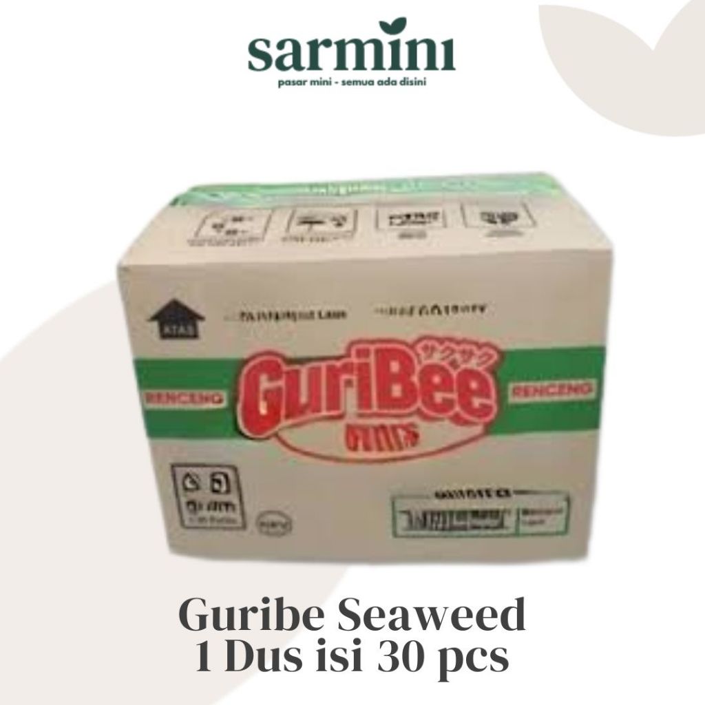 

Guribee Seaweed 65gr 1 Dus Isi 30