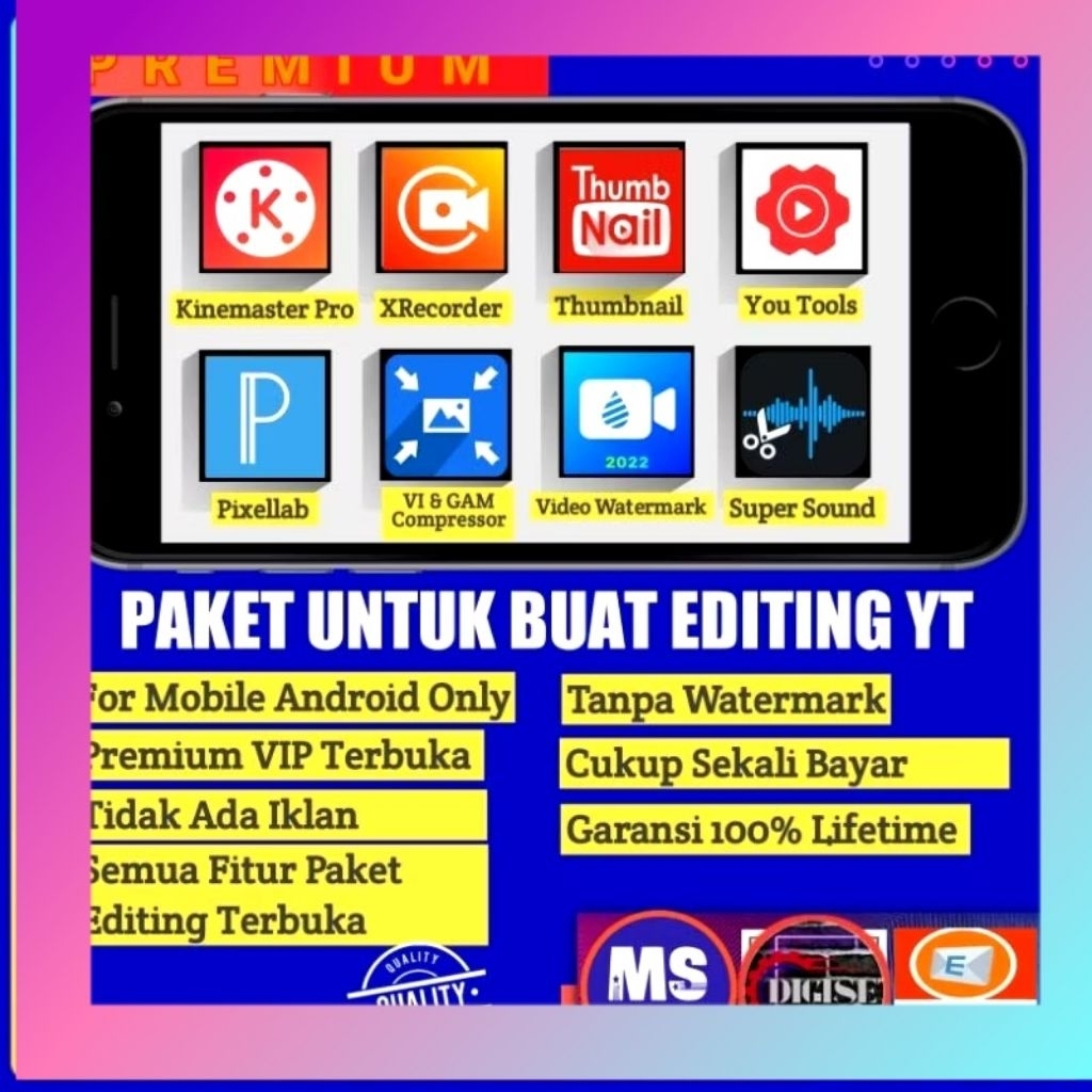software Aplikasi pembuat edit foto & video untuk android