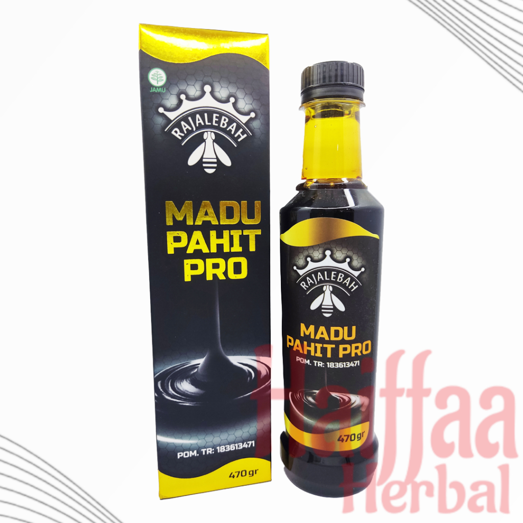 

Madu Hitam Pahit Raja Lebah Plus Propolis Sambiloto Alami 470gr Asli Original
