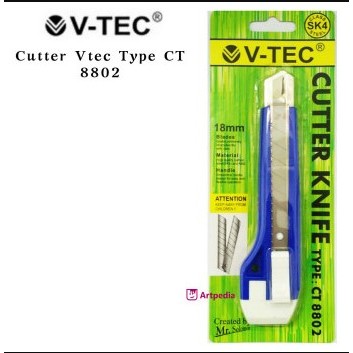 V-TEC CUTTER KNIFE BESAR CT-8802 / PEMOTONG KERTAS