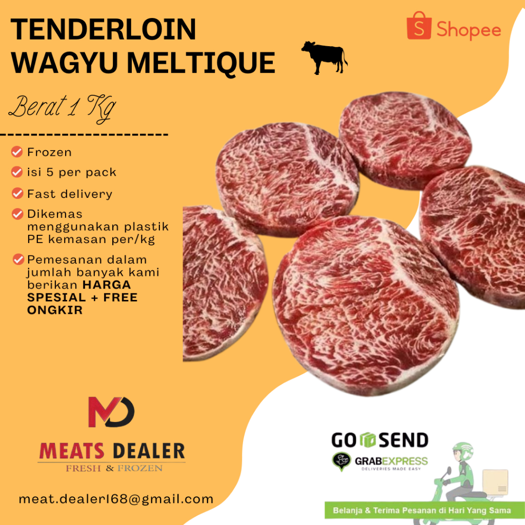 

Tenderloin Wagyu Meltique 1 Kg