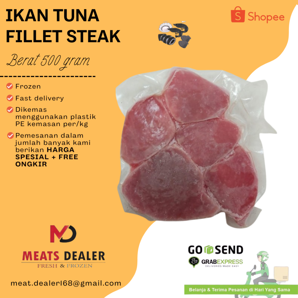 

Ikan Tuna Fillet 500gram