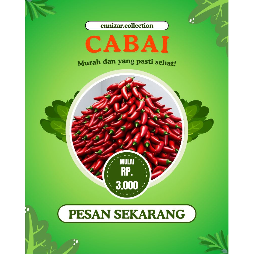 

Cabai segar wonosobo