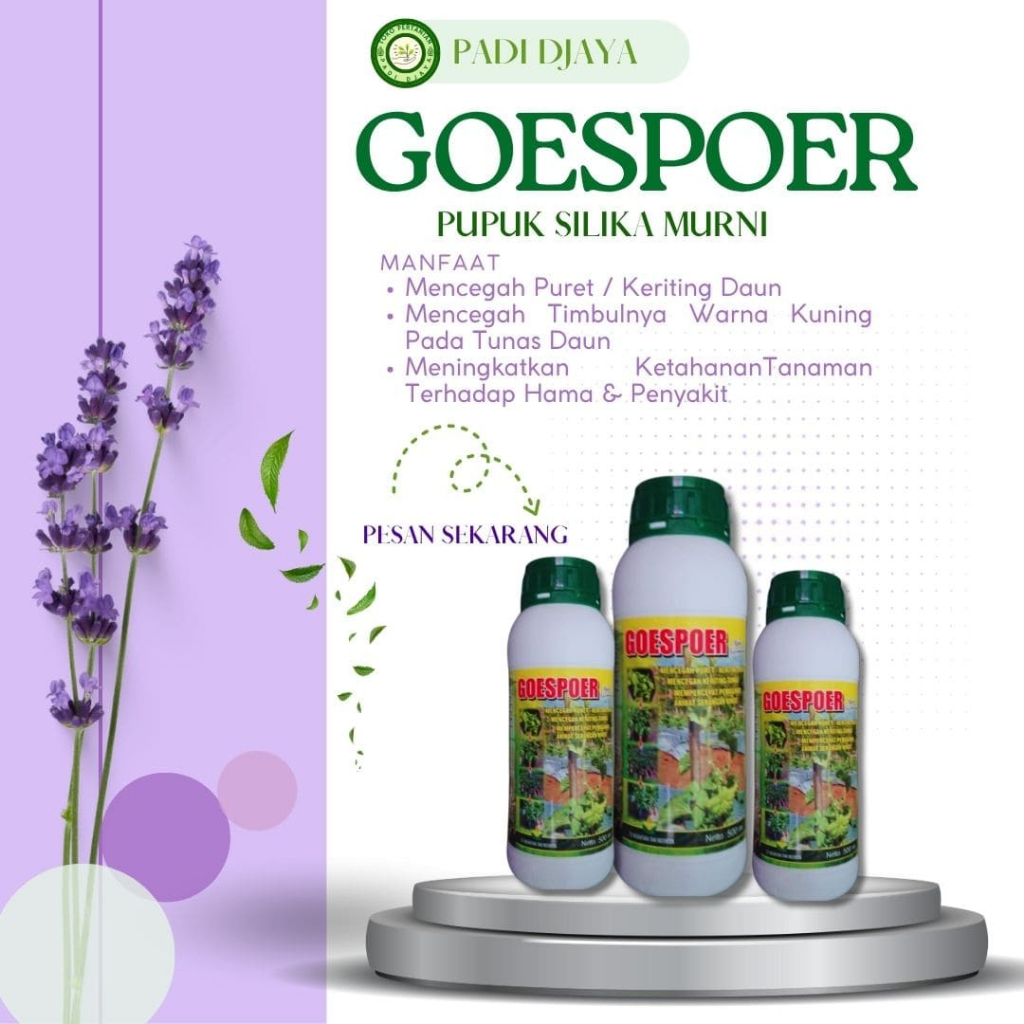 Goespoer 500ml - Pupuk Nutrisi Anti Keriting Daun, Pupus Macet, Percepat Pemulihan GOESPOER 500ml