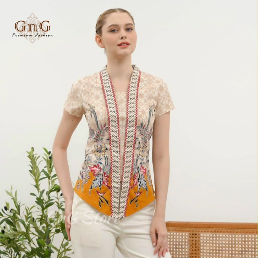 336 YOI/ Atasan Batik / Batik wanita Standart - super Jumbo (S-XXL)/ Blouse Batik/ Batik Kutu Baru/ 