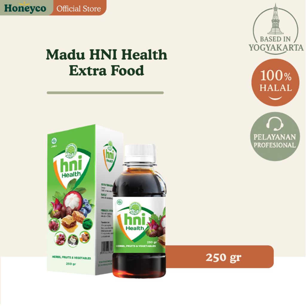 

HNI Health | Extra Food Madu Penambah Nafsu Makan Dewasa Lansia / Extra Food HNI
