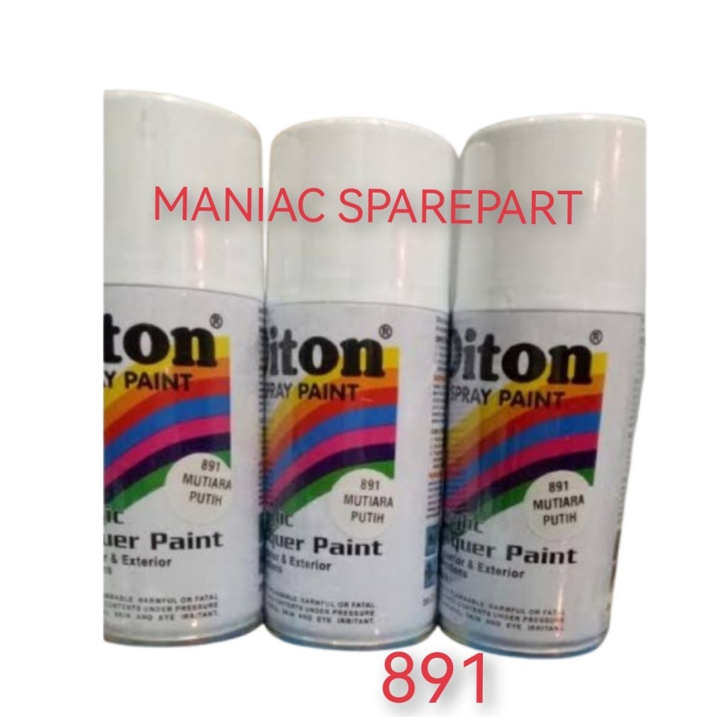 CAT SEMPROT SPARY DITON PILOX PUTIH MUTIARA 891 ORIGINAL