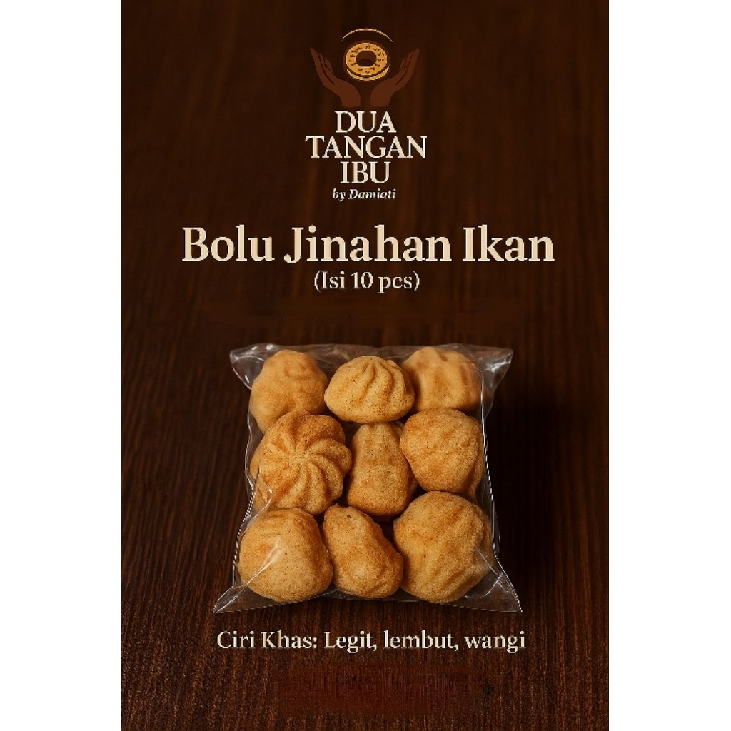 

Bolu Ikan Jadul Mini 10 pcs ±140g – Lembut Manis, Camilan Tradisional Rumahan