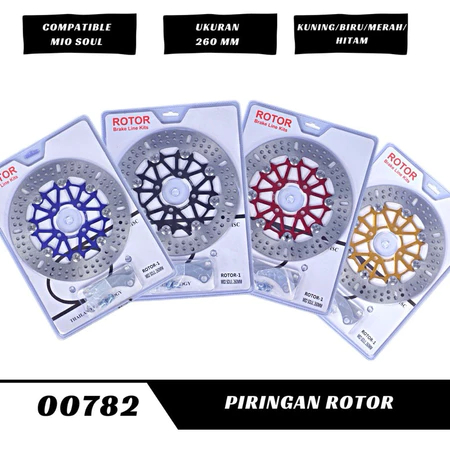 Piringan Rotor Piringan Disc Cakram Depan Floating Lebar Uk 260mm Plus Breket Cakram Rotor Model Ktc