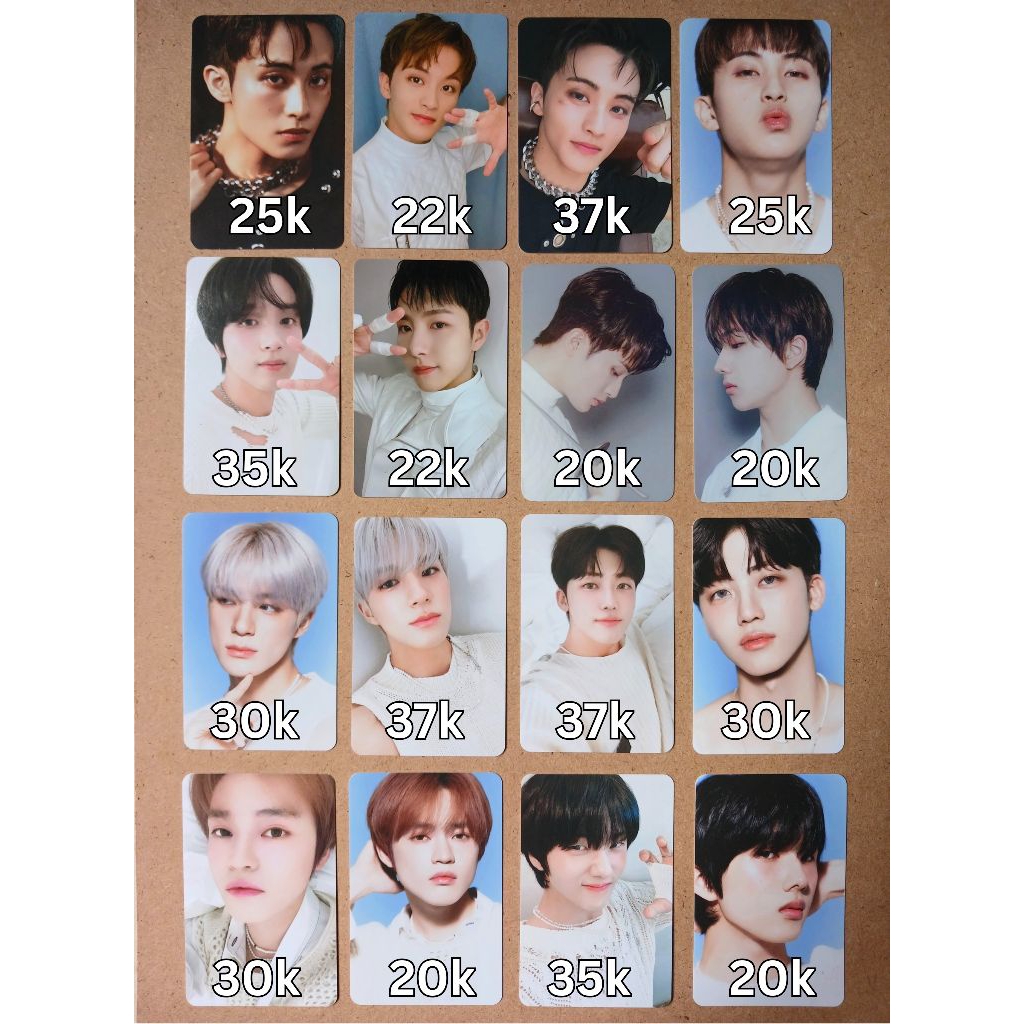 photocard official selca konsep nct dream season greetings 2024 2023 sg24 sg23 mark jeno blonde haec
