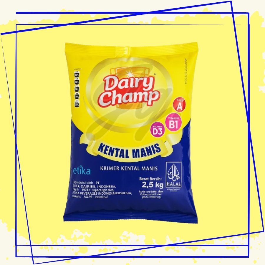 

Krimer Kental Manis Dairy Champ 2.5kg | Krimer Kental Manis | Topping Minuman