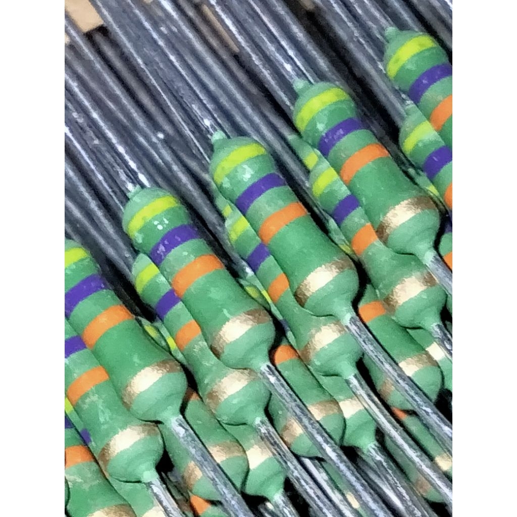Resistor 47k 1watt body 1/2watt japan (10pcs)