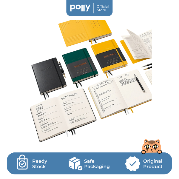 

LEUCHTTURM1917 Bullet Journal Edition 2, Medium (A5), Hardcover, 206 numbered pages DOTTED