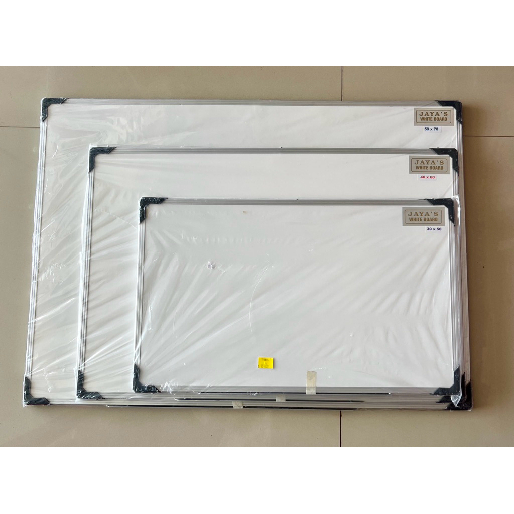 

PAPAN TULIS WHITEBOARD SIZE 30x50/ SIZE 40x60 / SIZE 50x70