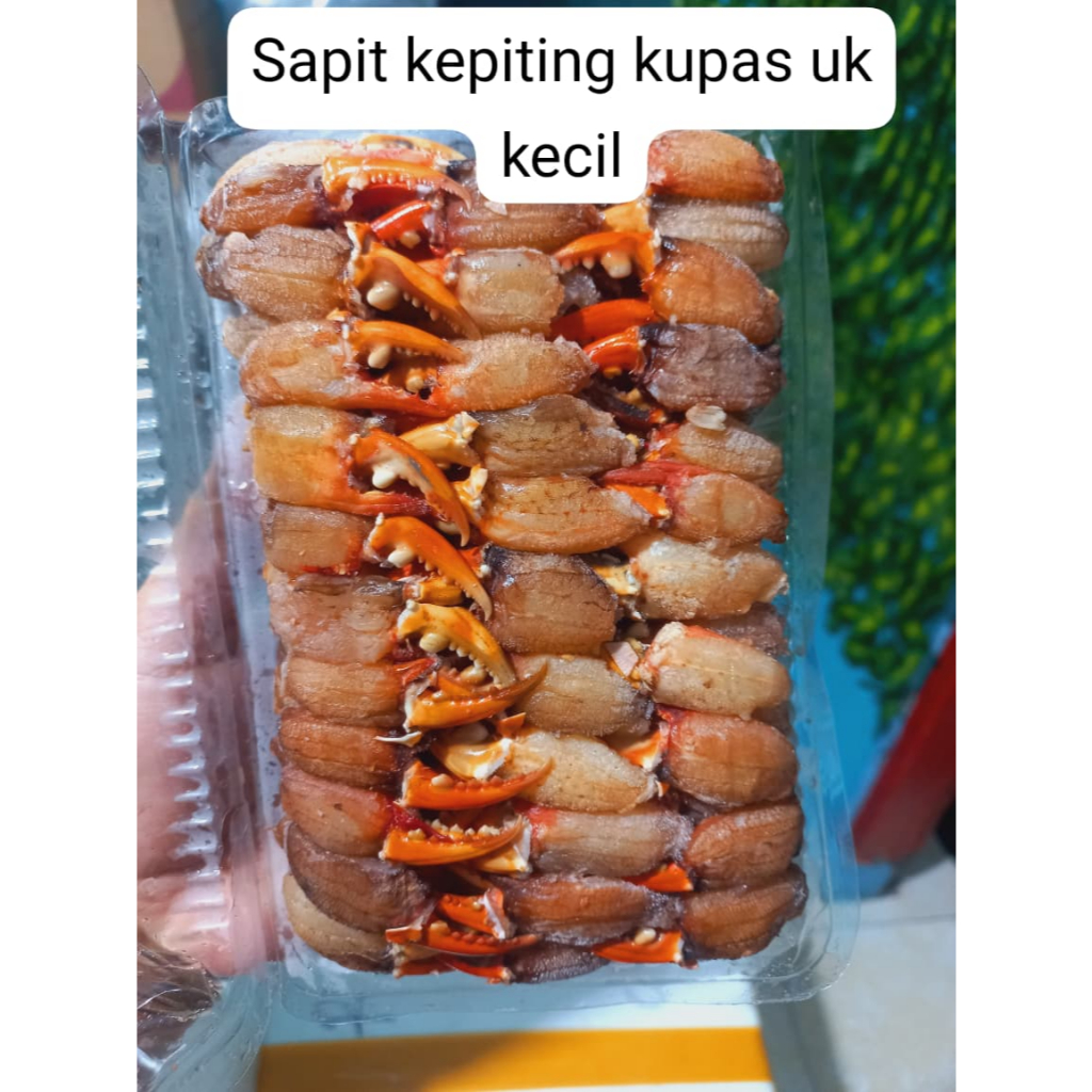 

Daging capit kepiting kecil kemasan 500gram (mini Claw Meat)