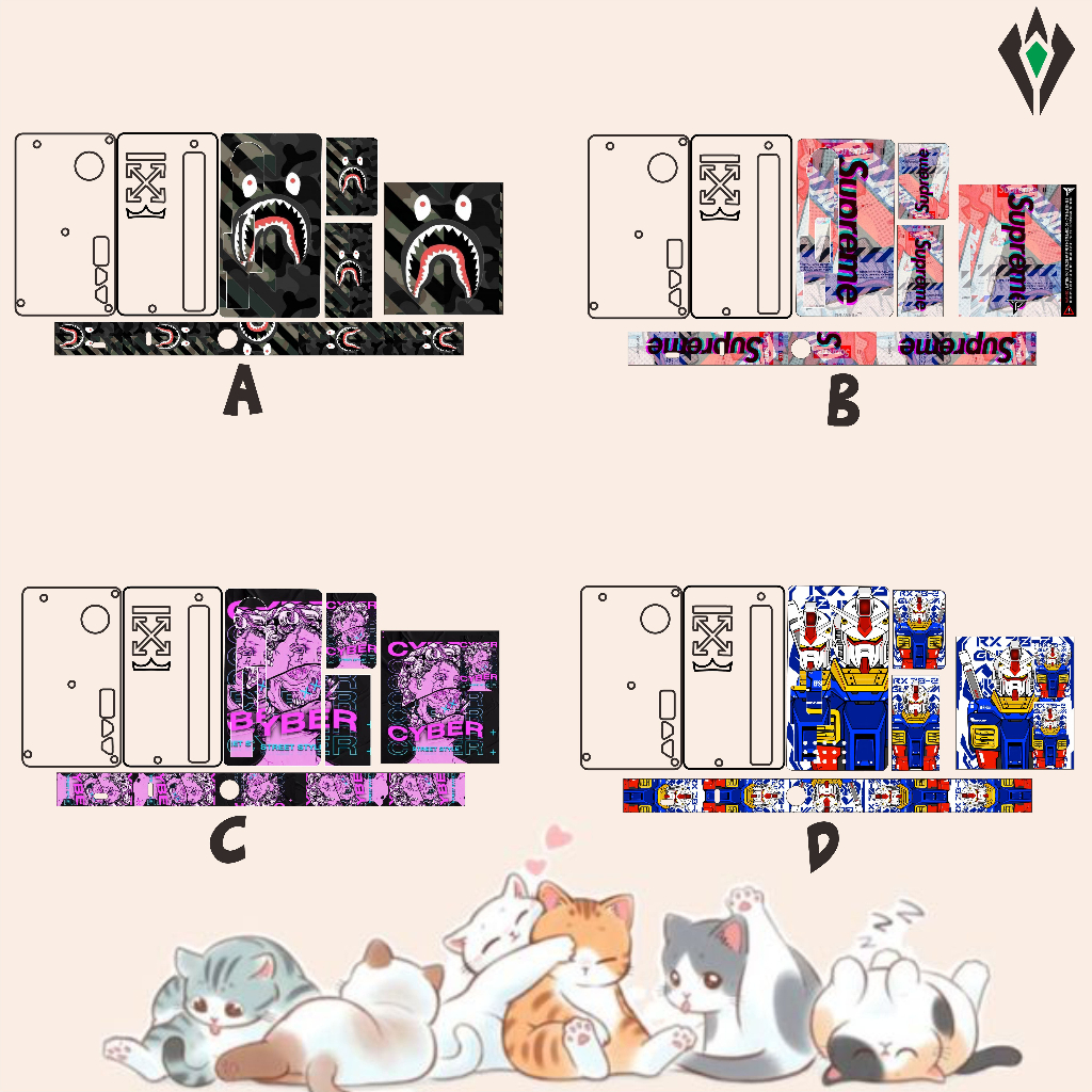 

Kartu Fullpack Karakter Kucing Mayday Pos Bundle