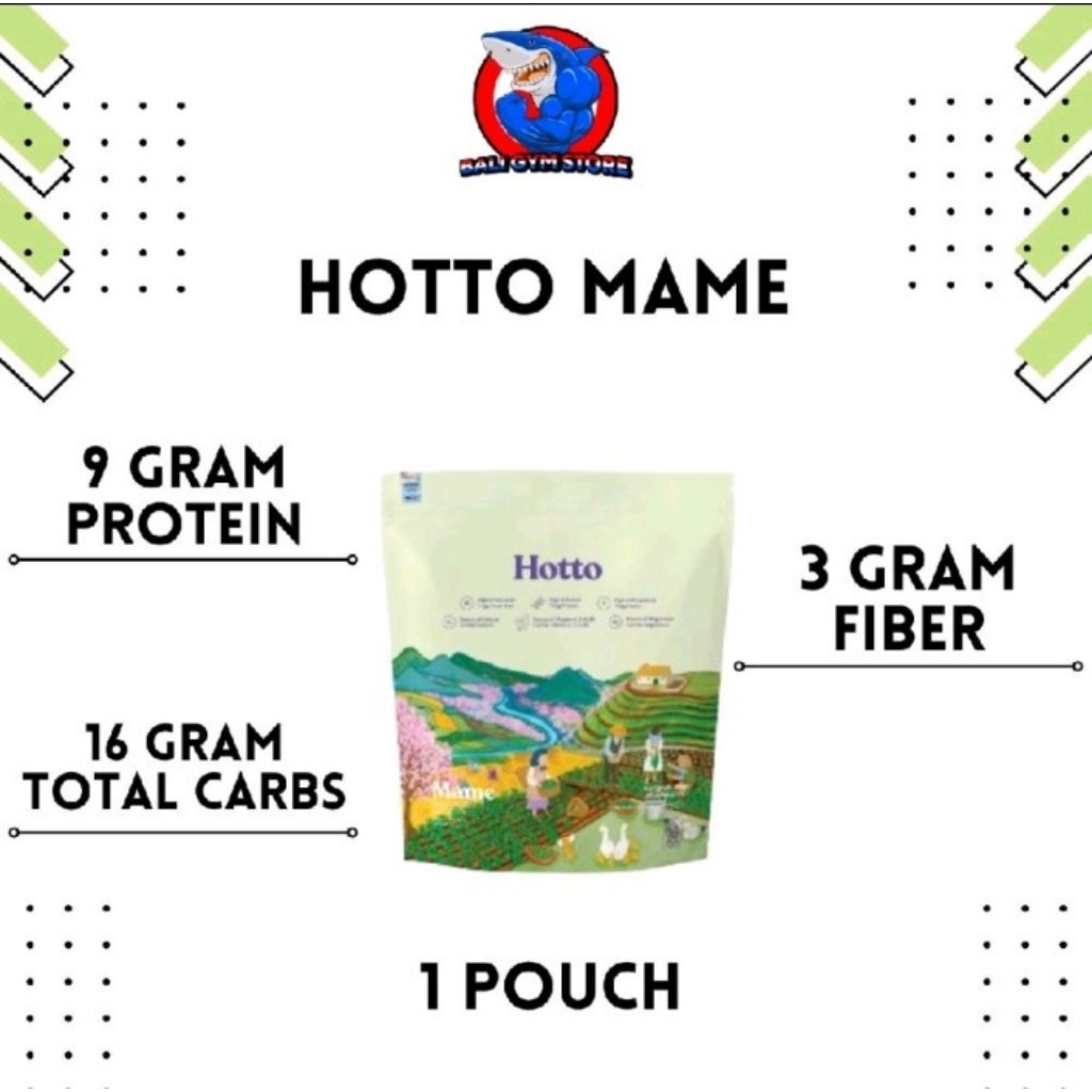 

(PROMO!) Hotto Mame Protein Edamame Multigrain 1 Pouch