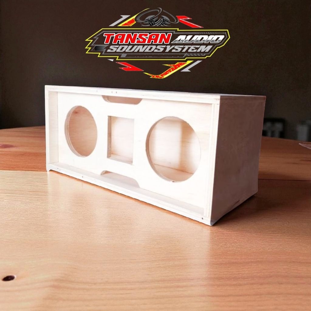 Box Speaker 4 5 6 inchi double, tweeter kotak