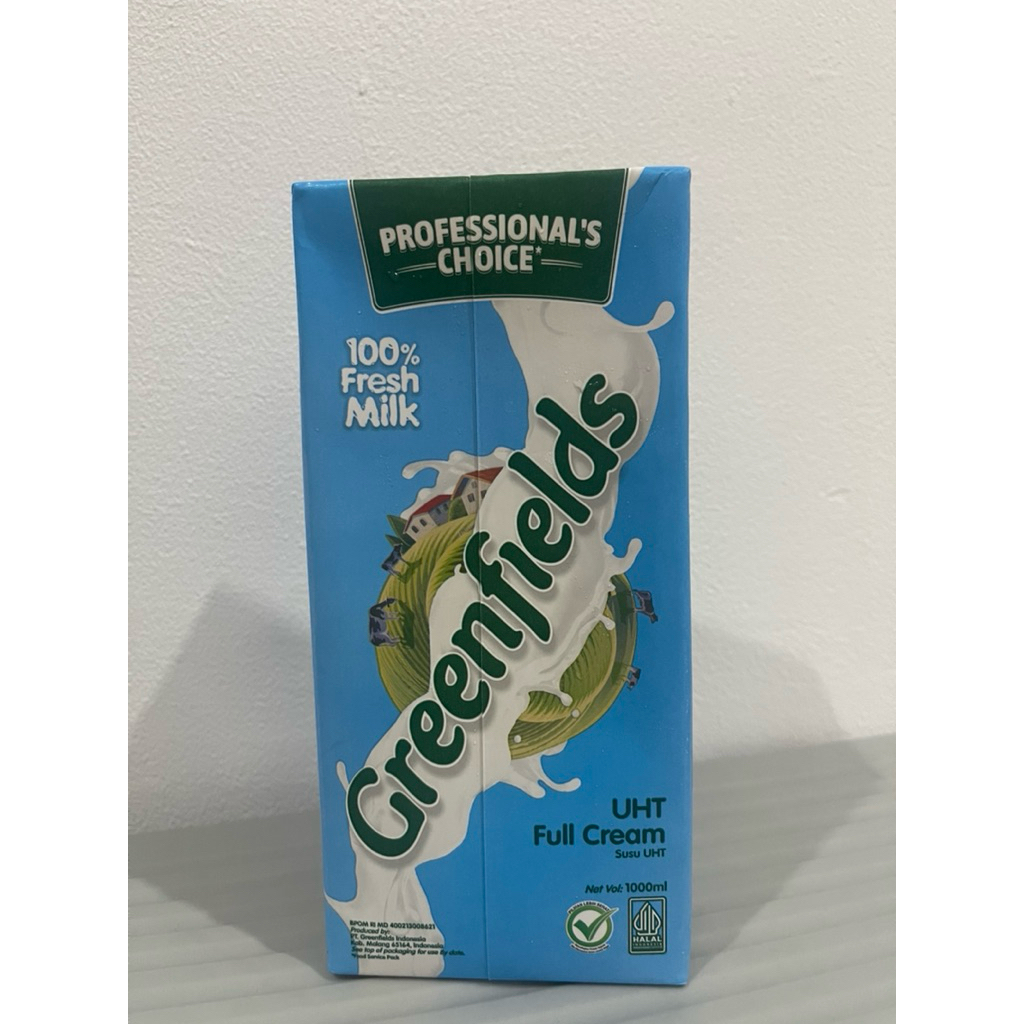 

GREENFIELDS SUSU UHT FULL CREAM 1 LITER