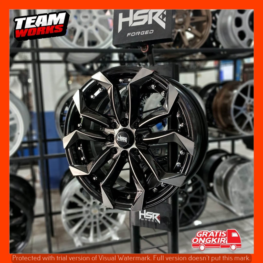 VELG MOBIL MODEL MEWAH RING16 RBMF/BC HSR LABANG UNTUK BRIO AVANZA XENIA JAZZ LEBAR7 ET40 VELG R16