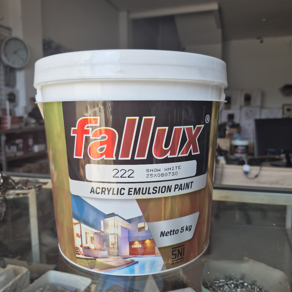 CAT TEMBOK FALLUX INTERIOR & EXTERIOR 5KG - EXTERIOR READY