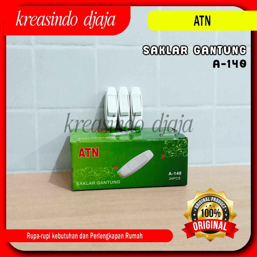 ATN Saklar Gantung A140 ON/OFF Saklar Kabel Praktis