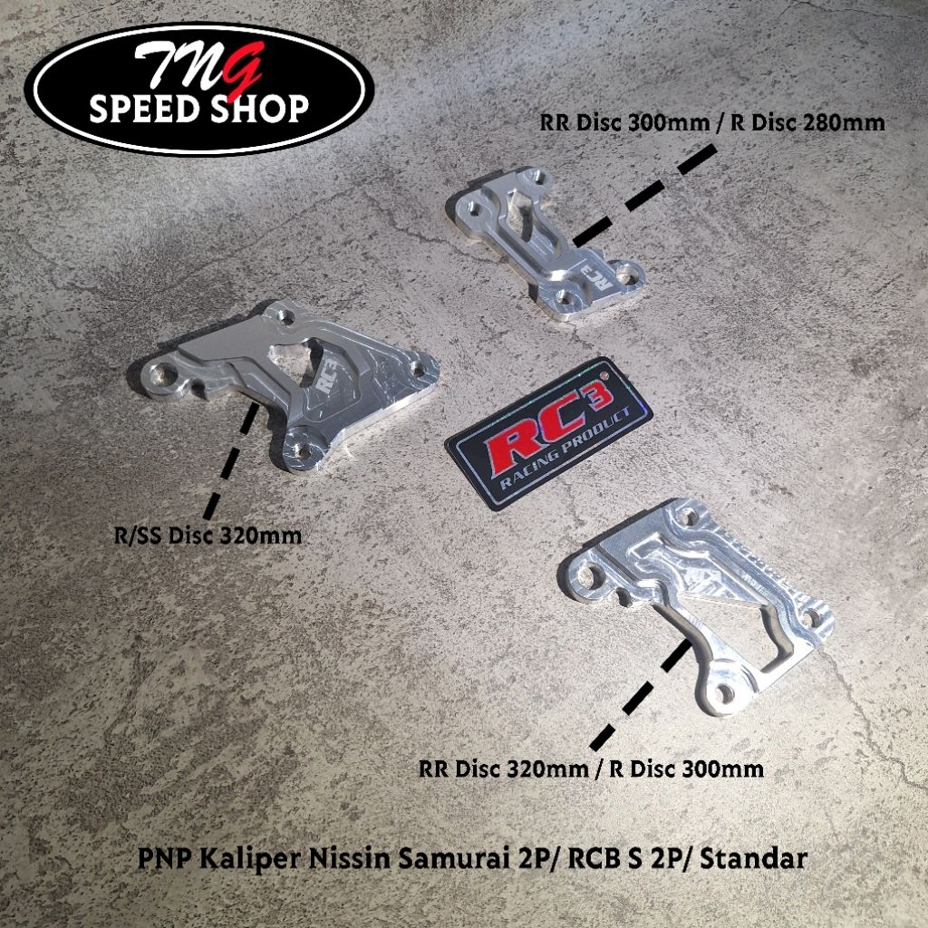 BREKET BRACKET PEGANGAN KALIPER CALIPER PALA BABI DEPAN RC3 RACING NINJA 150 RR R SS ZX150 DISC 280 
