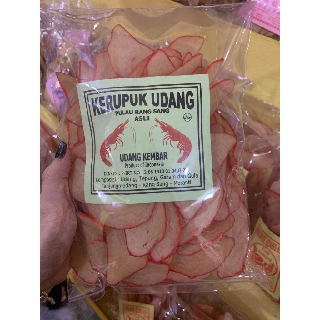 

Kerupuk Udang Mentah, Udang Kembar, Asli Kerupuk Udang 500gr Rangsang