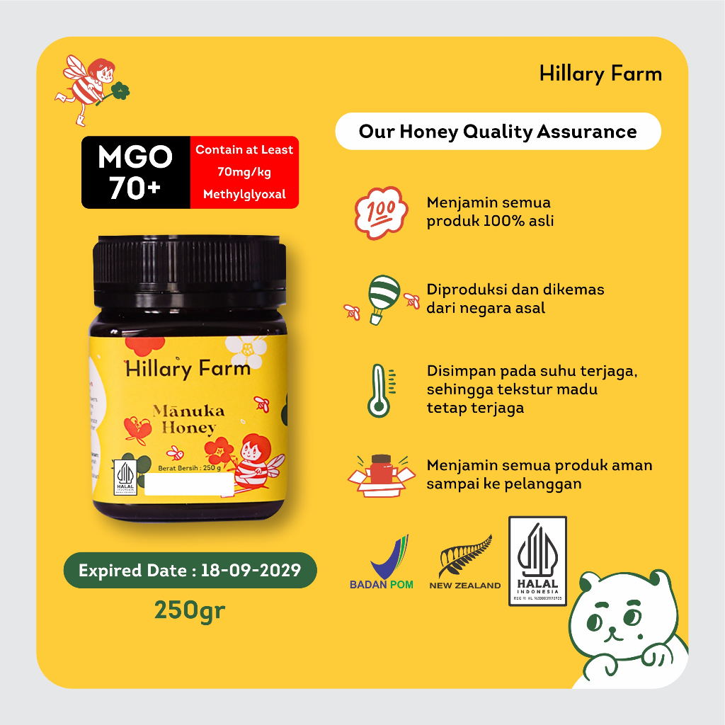 

Hillary Farm Manuka Honey 250gr