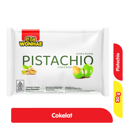 

Wonhae Cokelat Rasa Pistachio Choco Bites 30 gr