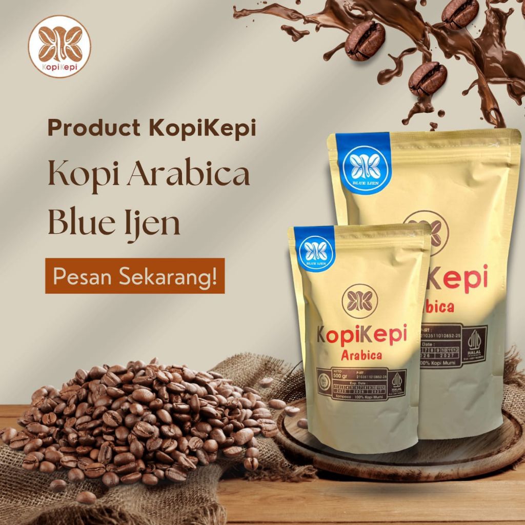 

kopi blue ijen by kopikepi 100% biji kopi asli dari ijen bondowoso