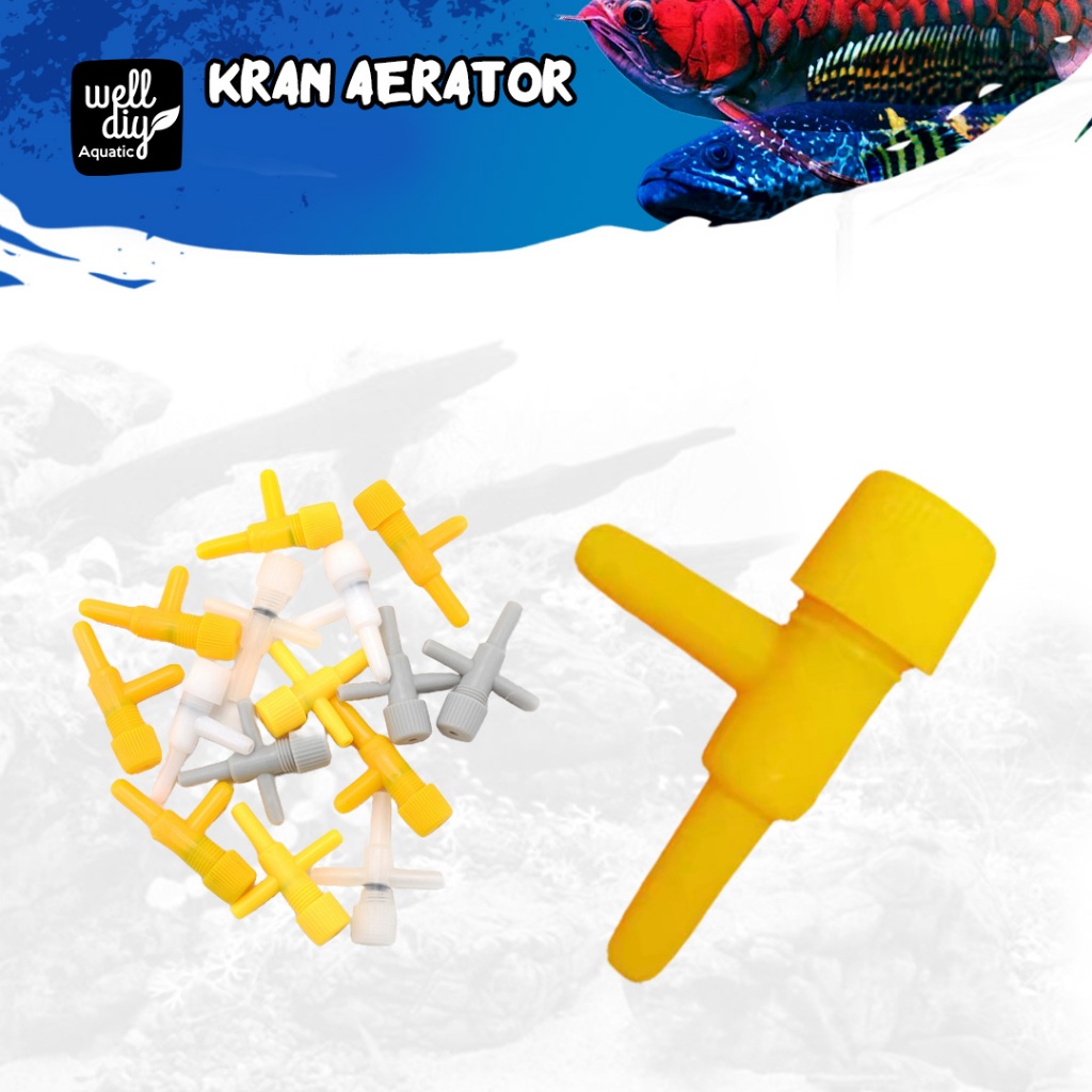 Kran Keran Aerator Aquarium 1 lubang