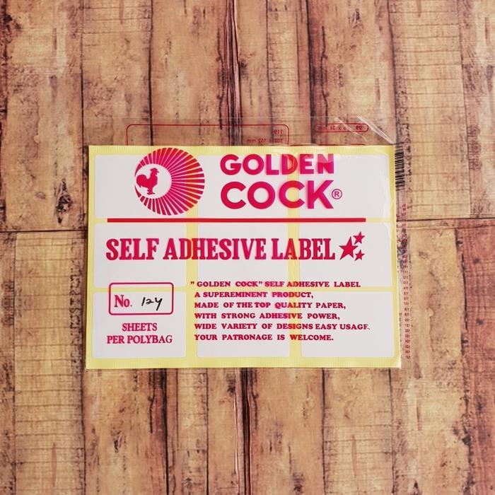 

JUAL LABEL GOLDEN COCK 124