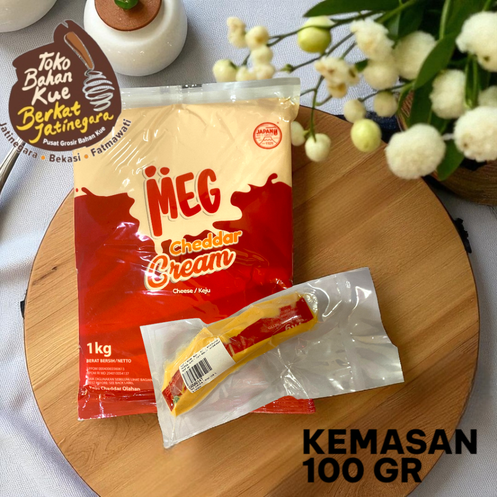 

MEG CHEDAR CHEESE KEMASAN REPACK 100 GR / CREAM CHESSE